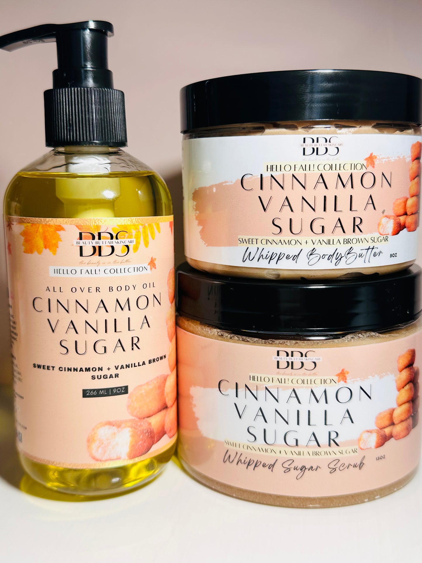 CINNAMON VANILLA SUGAR BODYCARE SET