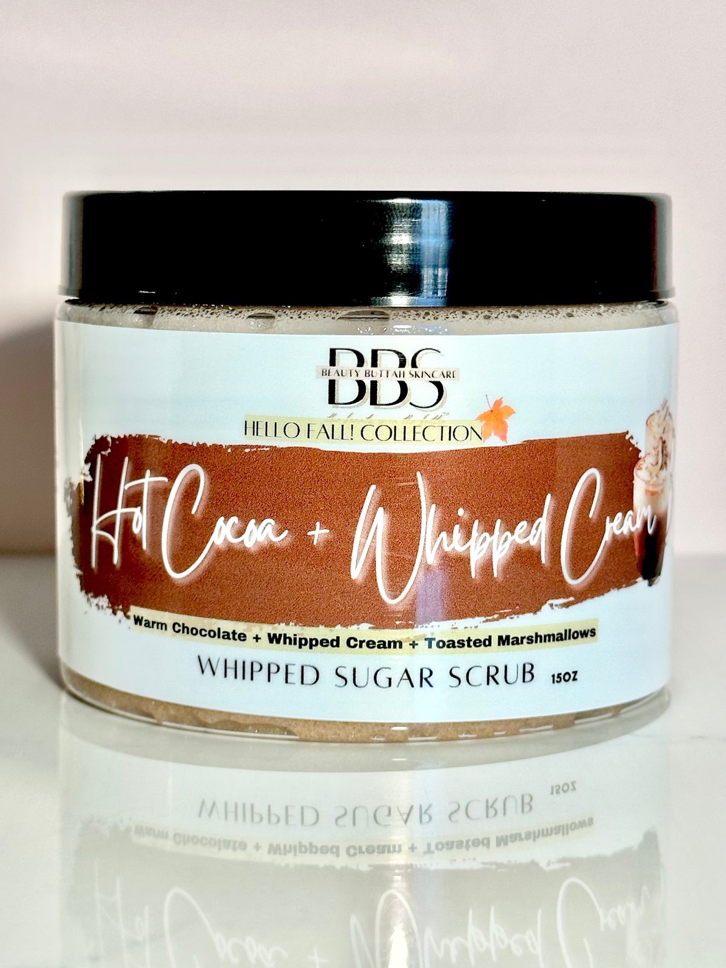 HOT COCOA + WHIPPED CREAM WHIPPED SUGAR SCRUB