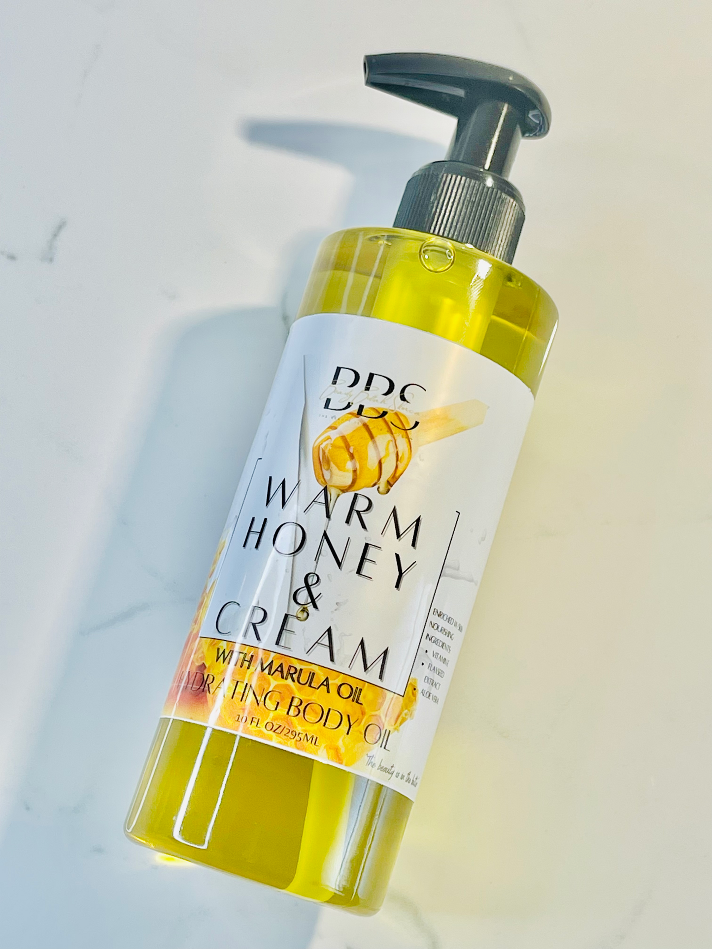 WARM HONEY AND CREAM HYDRATING BODY OIL