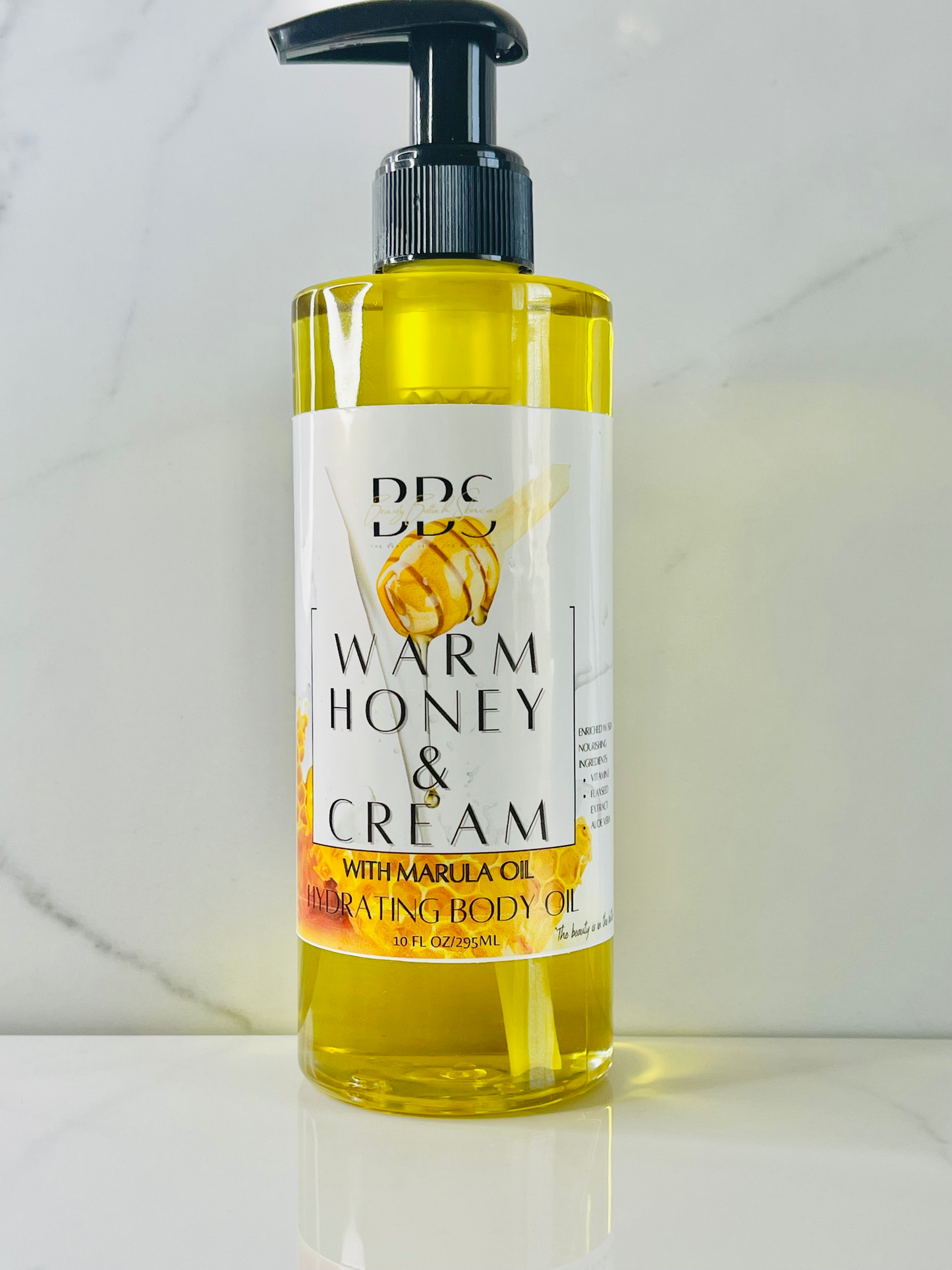 WARM HONEY AND CREAM HYDRATING BODY OIL