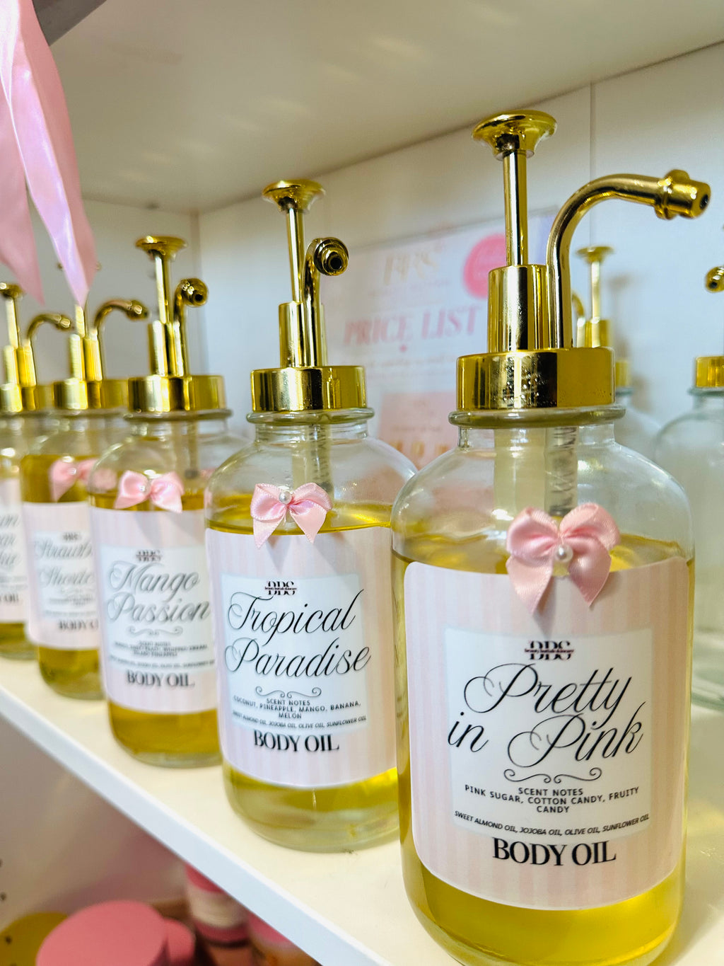 DIY BODY OIL BAR