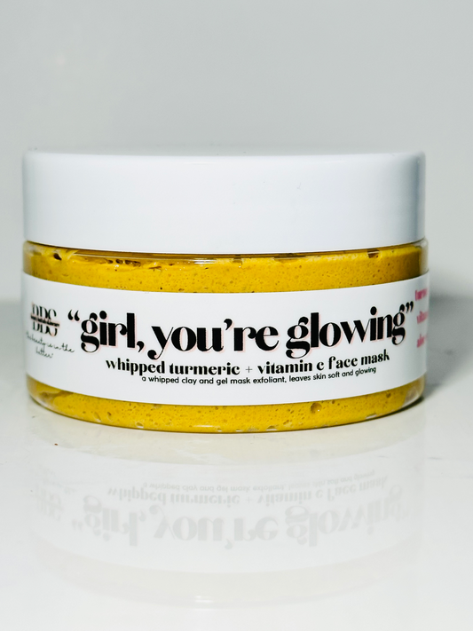 GIRL, YOU'RE GLOWING! VITAMIN C + TURMERIC CLAY MASK