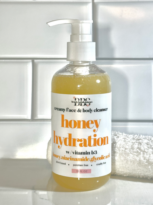HONEY HYDRATION FACE AND BODY CLEANSER