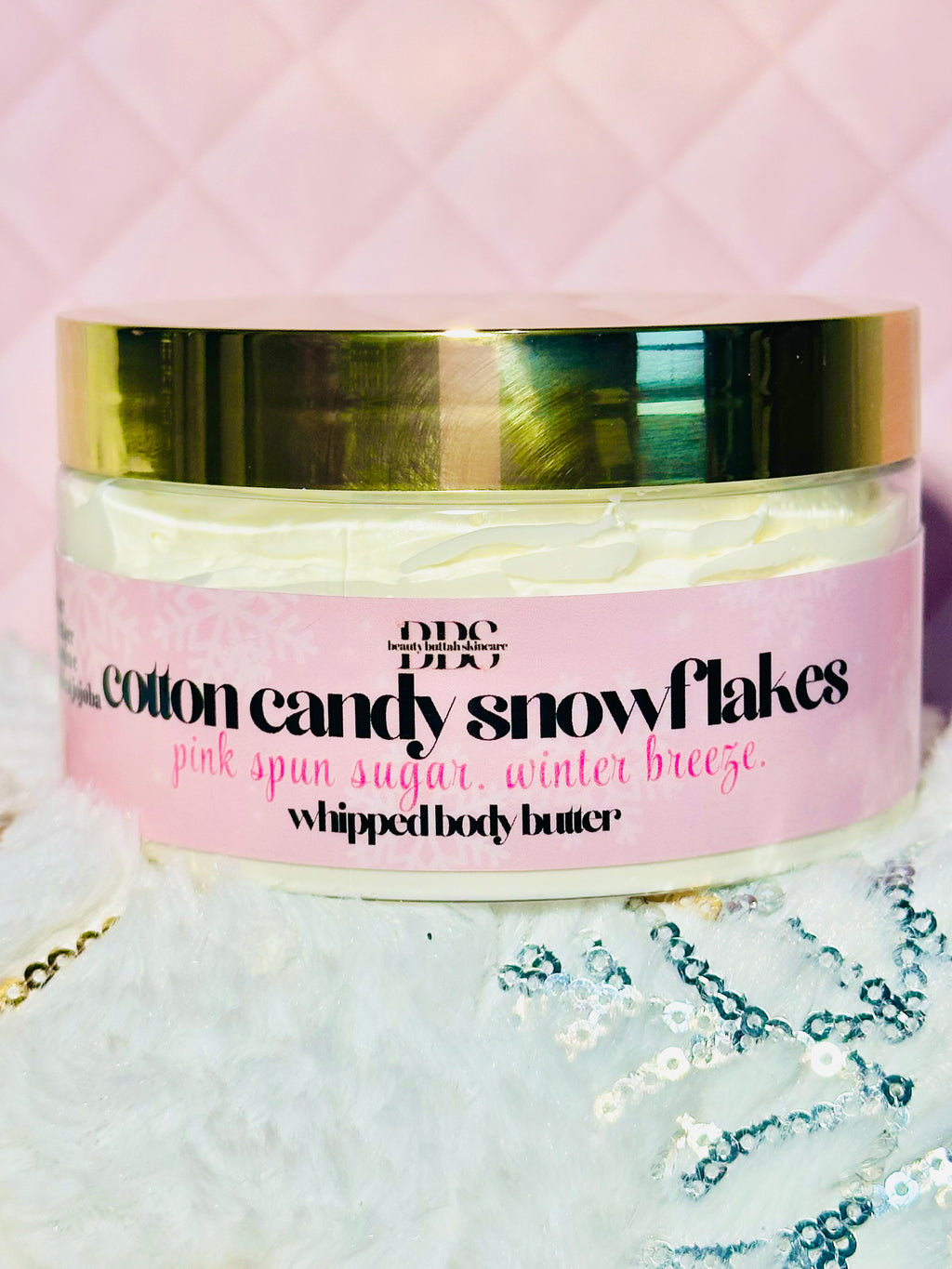 COTTON CANDY SNOWFLAKES WHIPPED BODY BUTTER