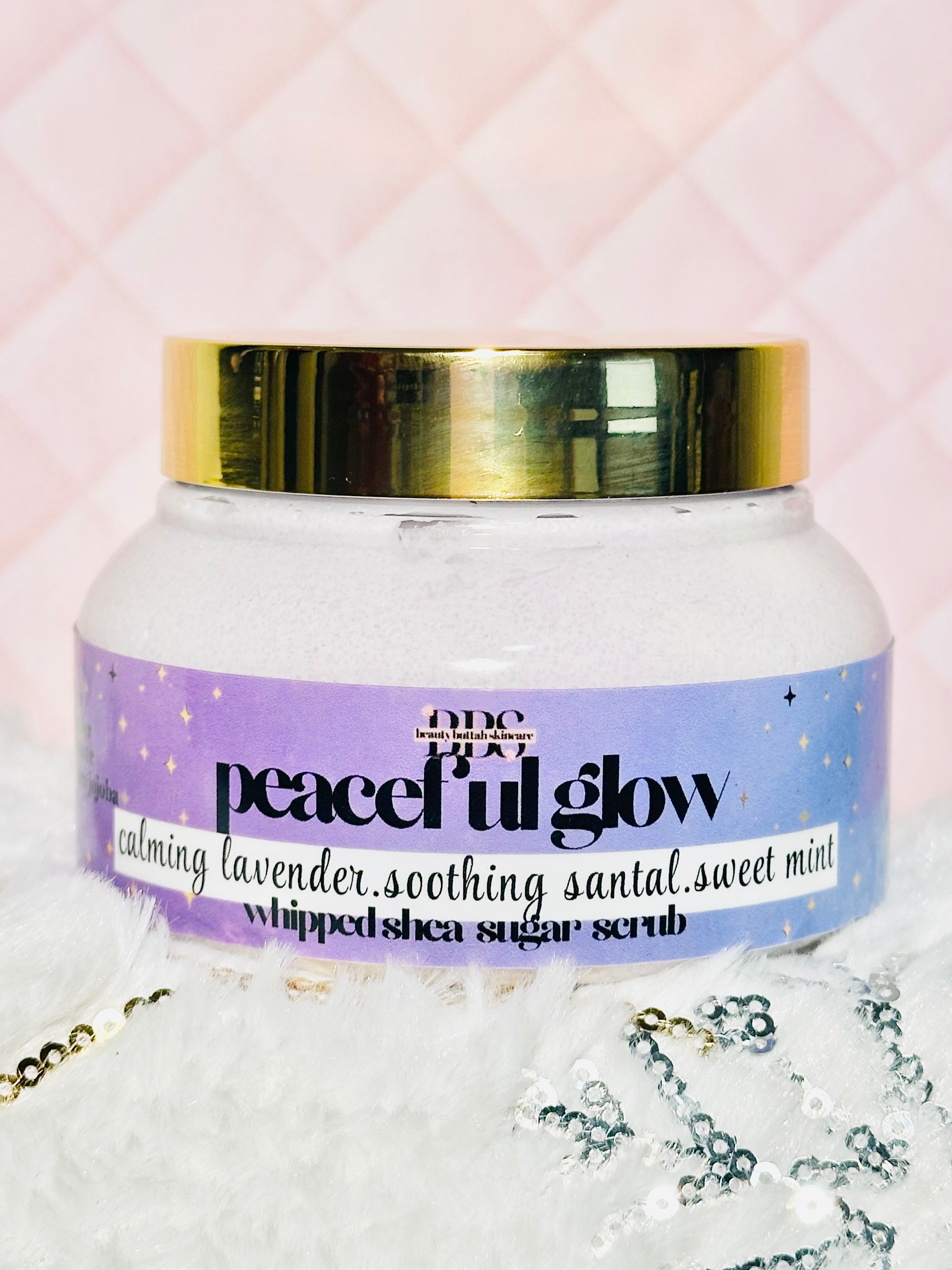 PEACEFUL GLOW WHIPPED SHEA SUGAR SCRUB