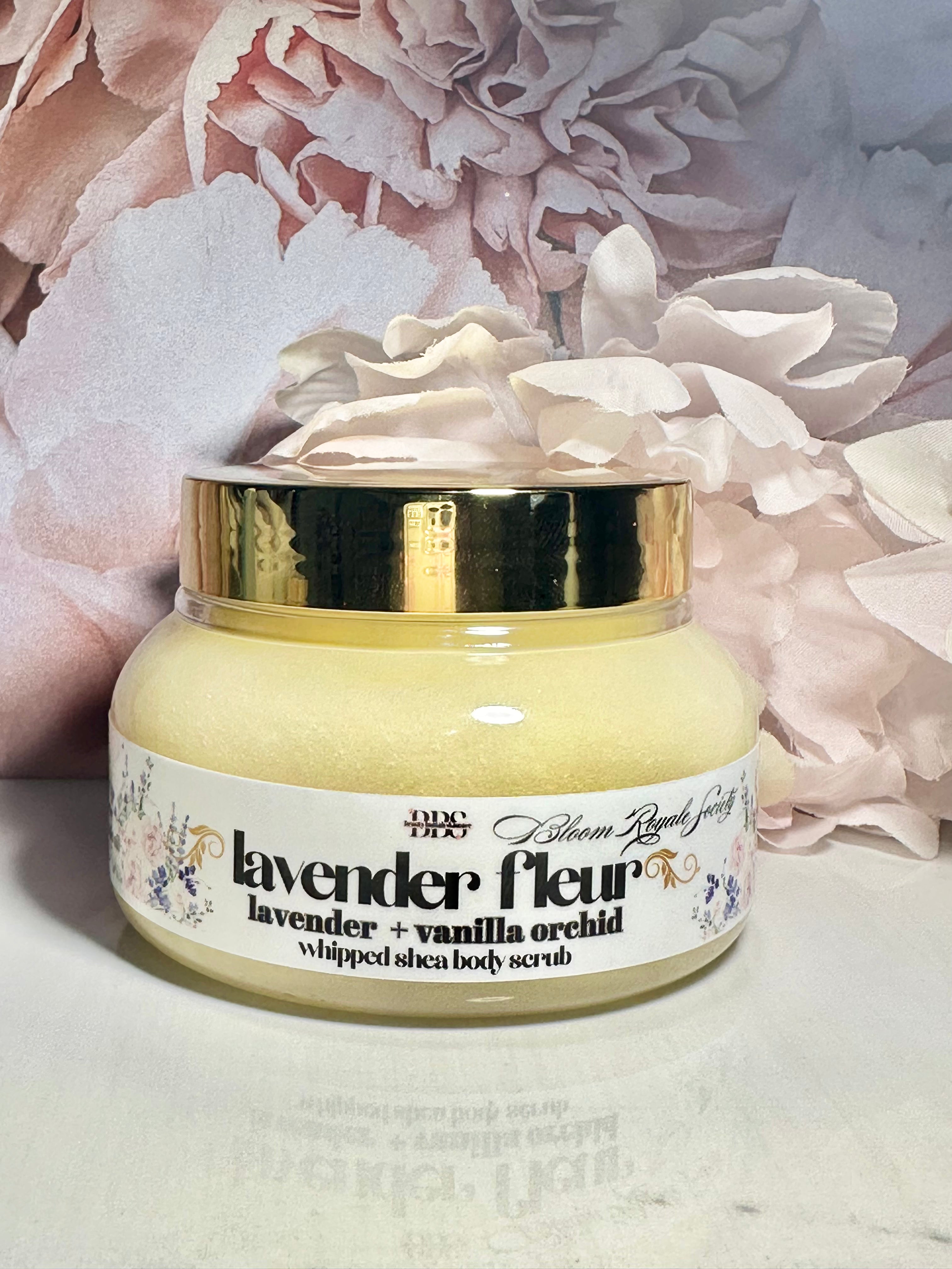 LAVENDER FLEUR BLOOM SHEA SUGAR SCRUB