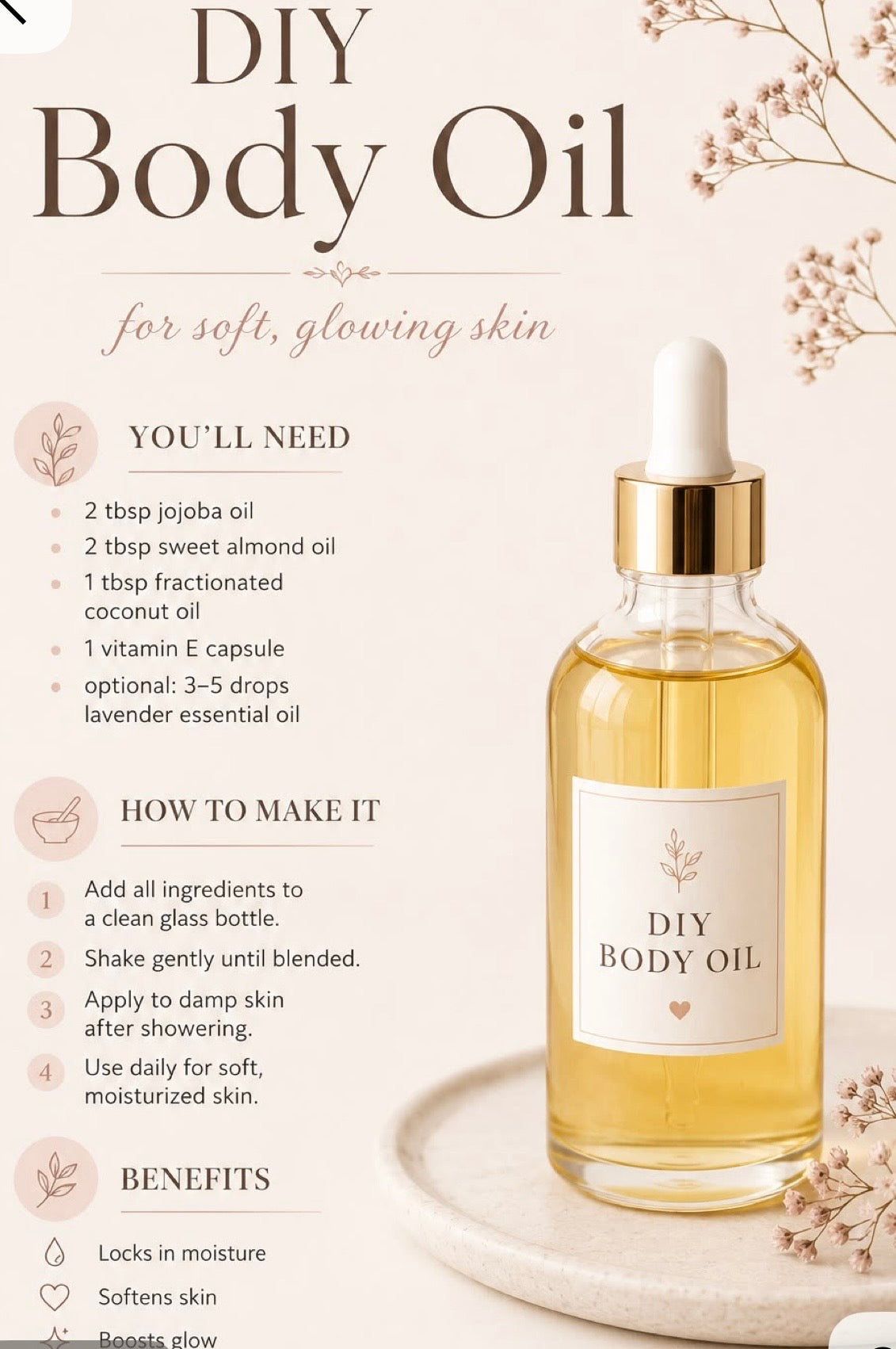 DIY BODY OIL BAR
