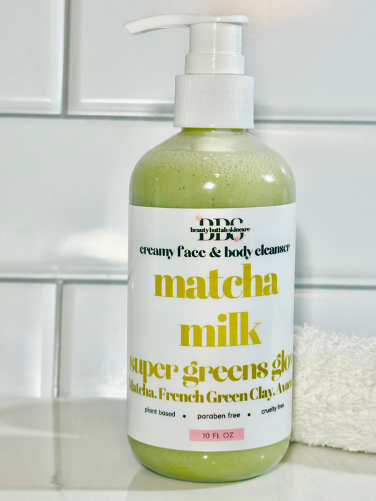 MATCHA MILK FACE AND BODY CLEANSER