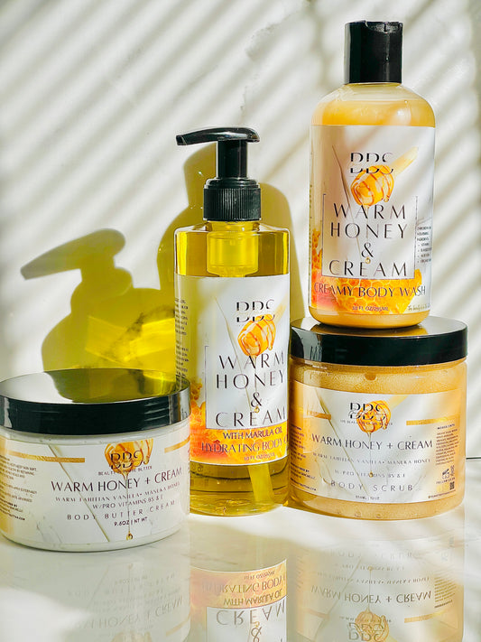 WARM HONEY AND CREAM BODY CARE COLLECTION