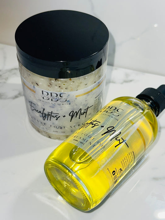 EUCALYPTUS MINT LUXE BODY + FOOT CARE SET